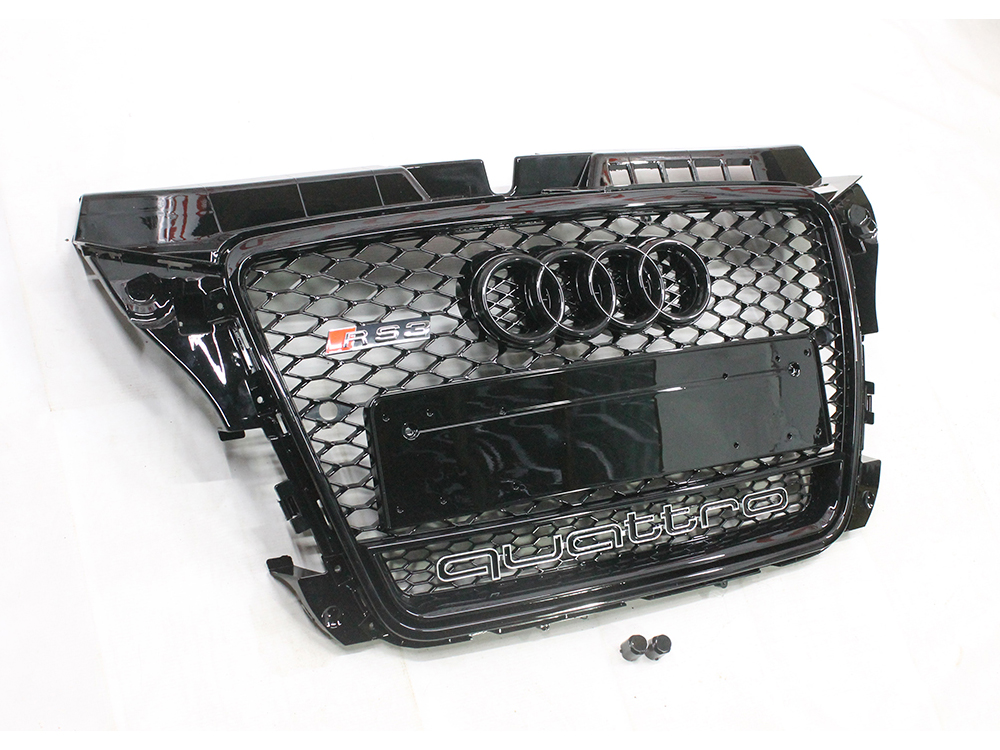 Atrapa grill Audi  A3 2008-2011 po liftingu styl RS3 Black Quattro